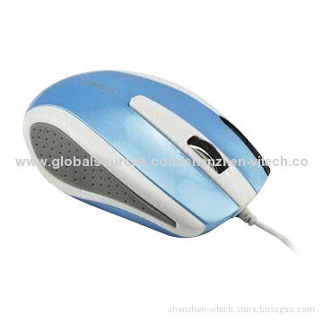 1,200dpi Sensor 5D Wired Optical Mouse with Nice Color, Suitable for Left and Right Hand